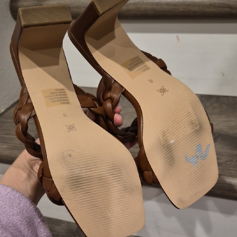 Very Comfortable Bcbgeneration Brown Braided Heels - image 4